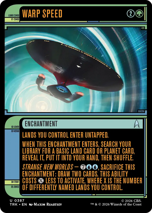 Warp Speed (0387) (Showcase) (TRK)