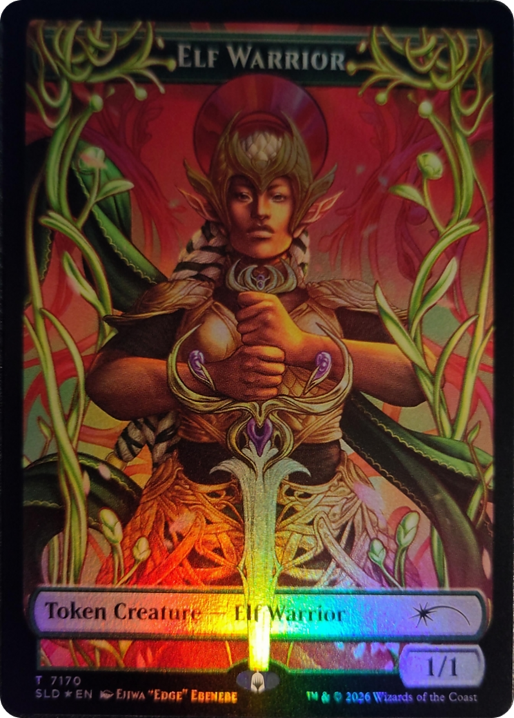 Elf Warrior Token (7170) (SLD) - Foil