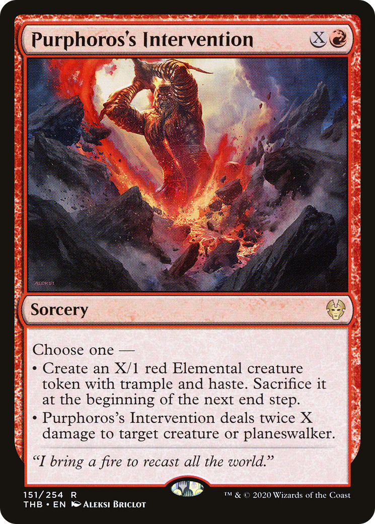 Purphoros's Intervention - Foil