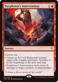 Purphoros's Intervention - Foil
