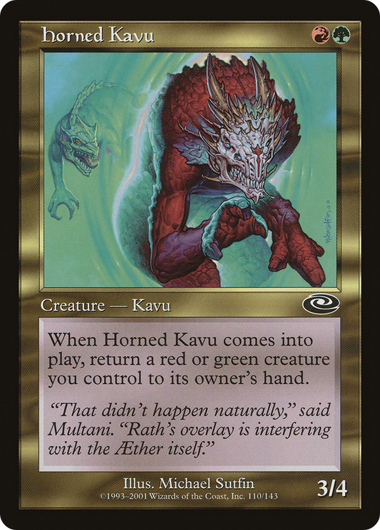 Horned Kavu - Foil