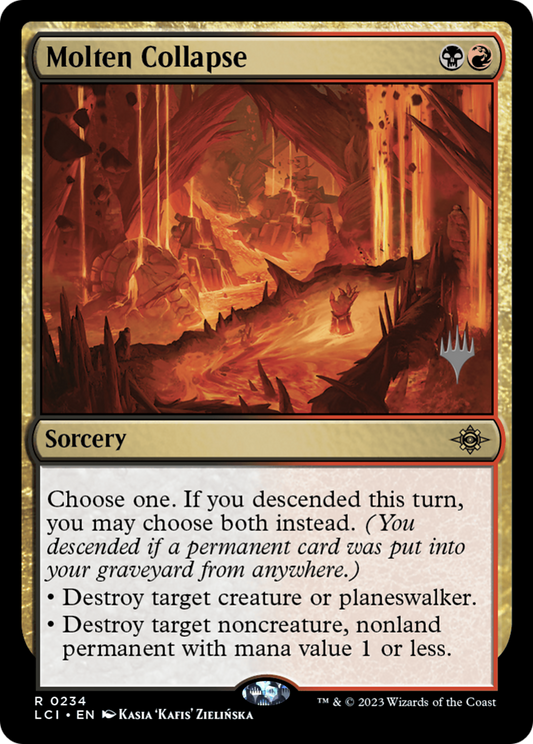 Molten Collapse (0234) (Promo Pack) - Foil
