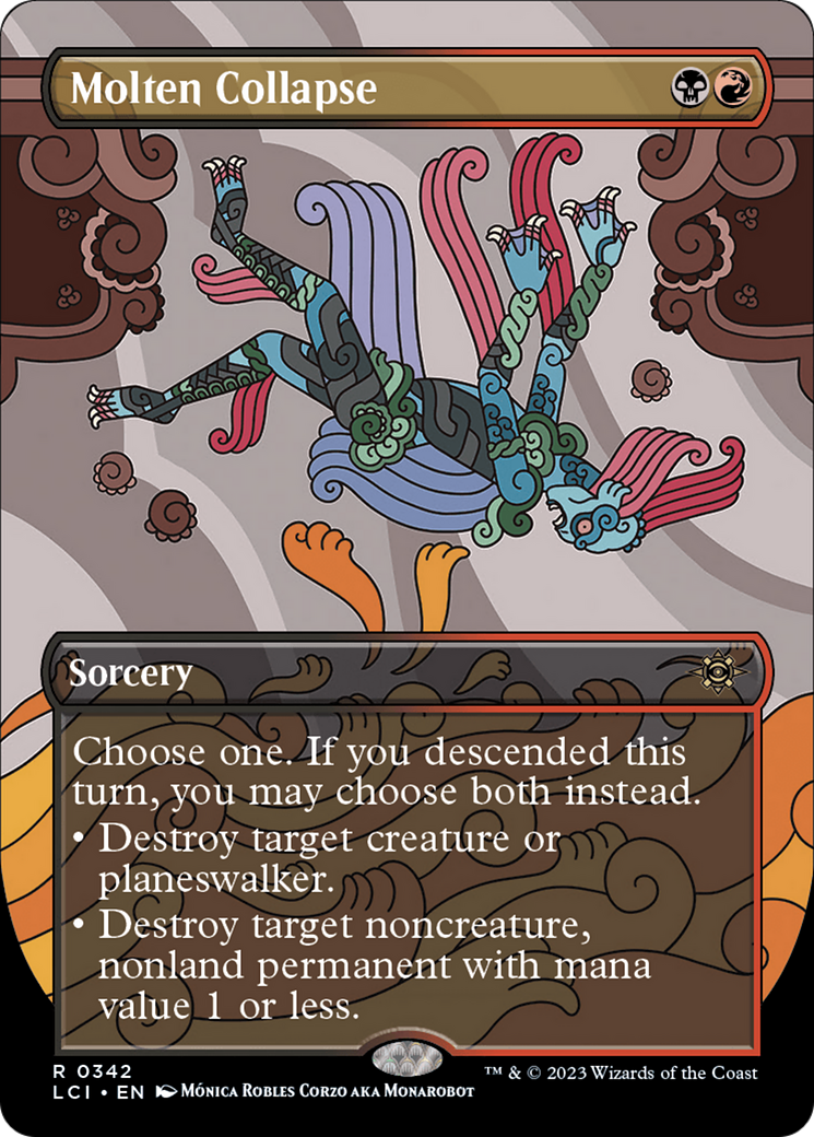 Molten Collapse (0342) (Borderless) - Foil