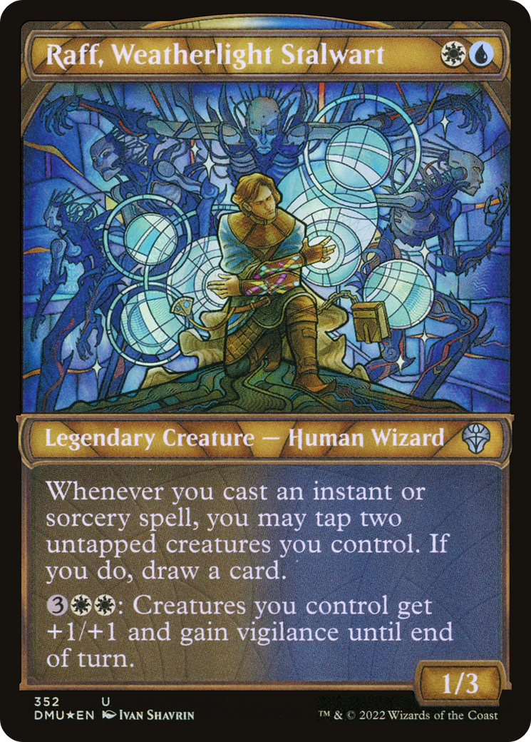 Raff, Weatherlight Stalwart (352) (Showcase) - Textured Foil