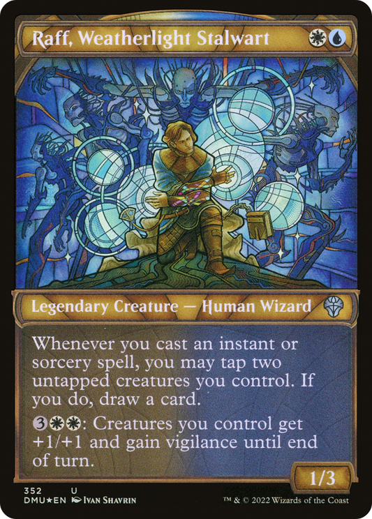 Raff, Weatherlight Stalwart (352) (Showcase) - Textured Foil