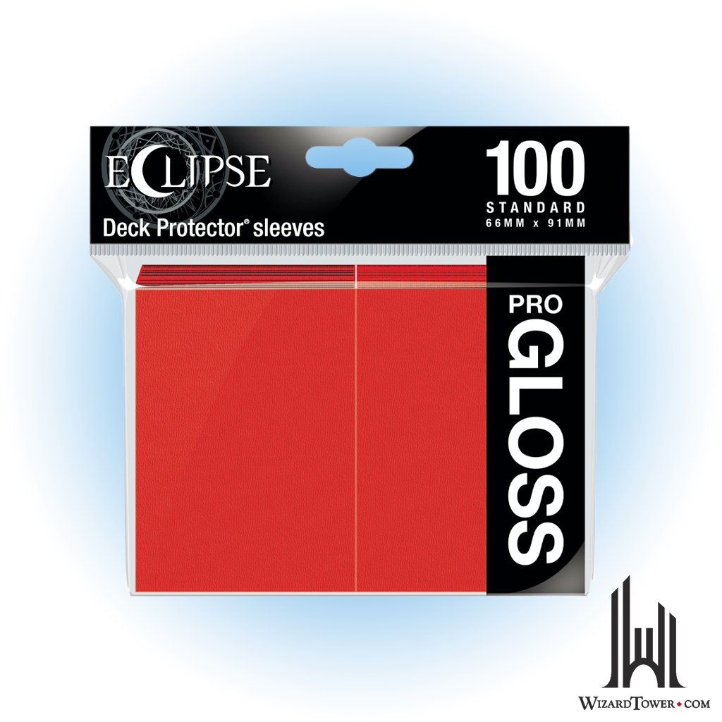 Deck Protectors - Eclipse Gloss Apple Red 100ct