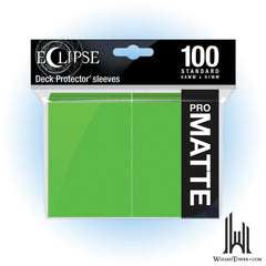 Deck Protectors - Eclipse Matte Lime Green 100ct