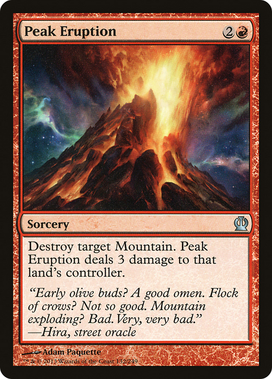 Peak Eruption - Foil