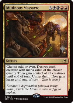 Mutinous Massacre (0222) (Promo Pack) - Foil