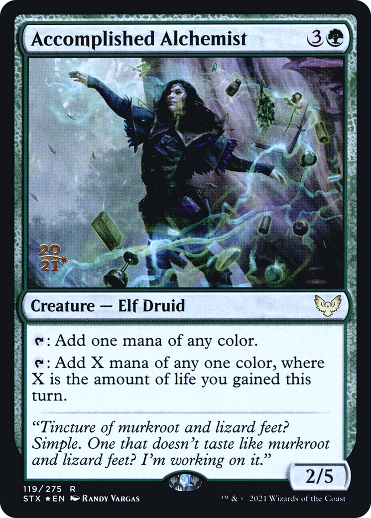 Accomplished Alchemist (119) (Prerelease) - Foil