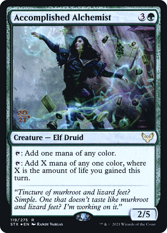 Accomplished Alchemist (119) (Prerelease) - Foil