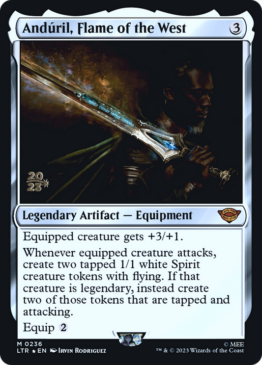 Anduril, Flame of the West (0236) (Prerelease)  - Foil