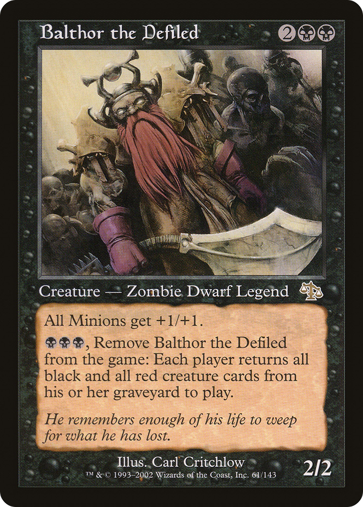 Balthor the Defiled - Foil