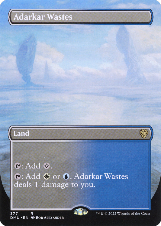 Adarkar Wastes (377) (Borderless) - Foil