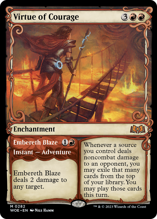 Virtue of Courage // Embereth Blaze (0282) (Showcase)