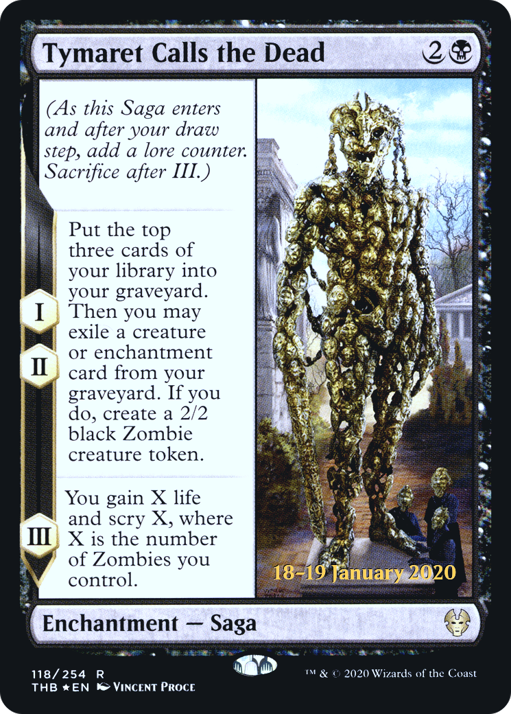 Tymaret Calls the Dead (118) (Prerelease) - Foil