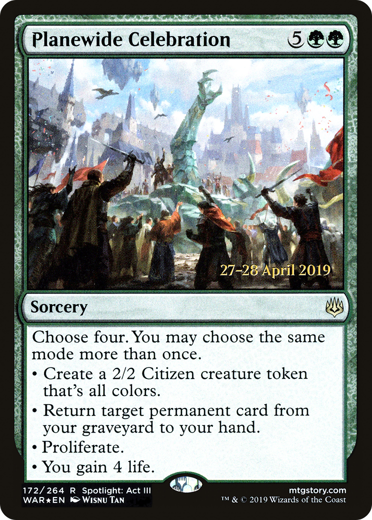Planewide Celebration (172) (Prerelease) - Foil