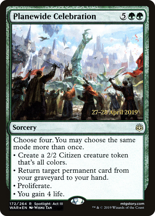 Planewide Celebration (172) (Prerelease) - Foil