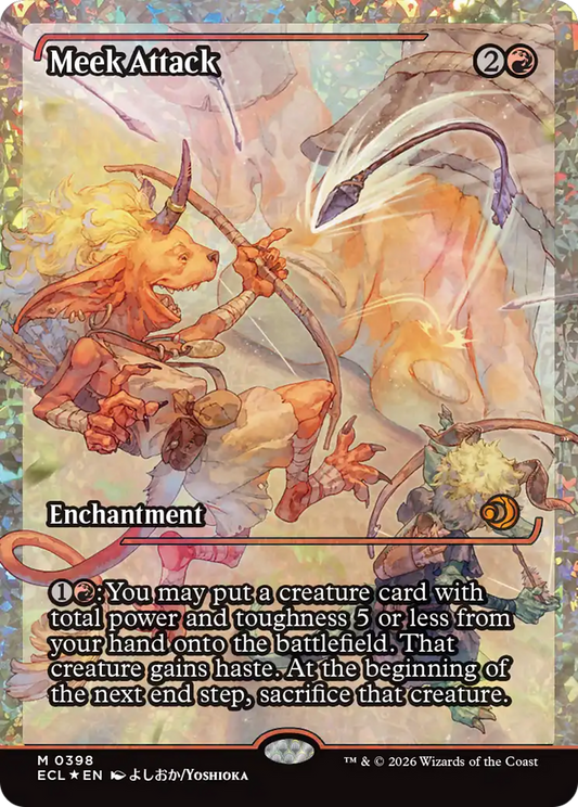 Meek Attack (0398) (Showcase) (ECL) - Fracture Foil