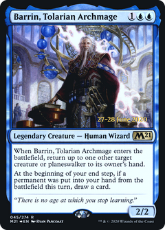 Barrin, Tolarian Archmage (045) (Prerelease) - Foil