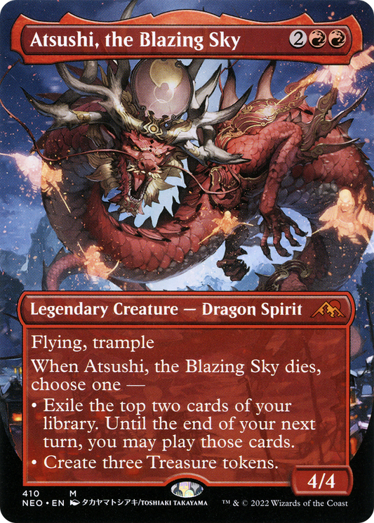 Atsushi, the Blazing Sky (410) (Borderless) - Foil