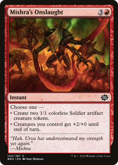 Mishra's Onslaught - Foil