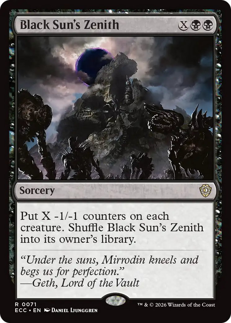 Black Sun's Zenith (0071) (ECC)