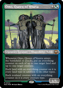 Omo, Queen of Vesuva (0022) - Foil Etched