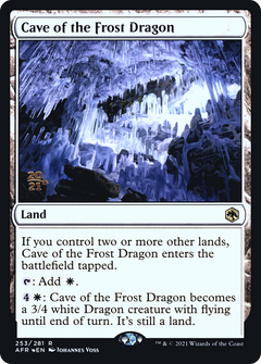 Cave of the Frost Dragon (253) (Prerelease) - Foil