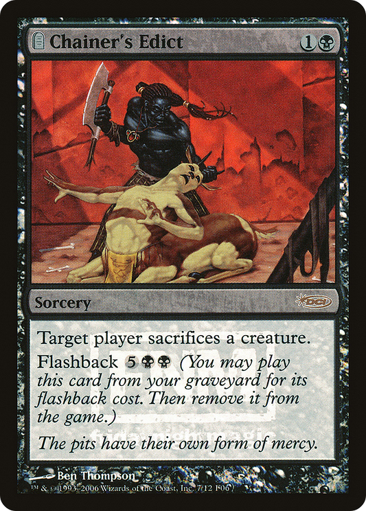 Chainer's Edict (007) (FNM) - Foil