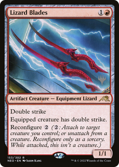 Lizard Blades (153) (Promo Pack) - Foil