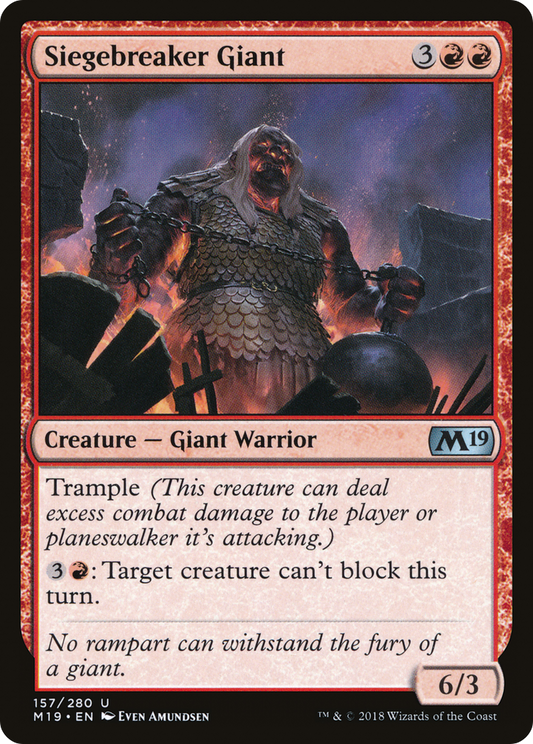 Siegebreaker Giant - Foil