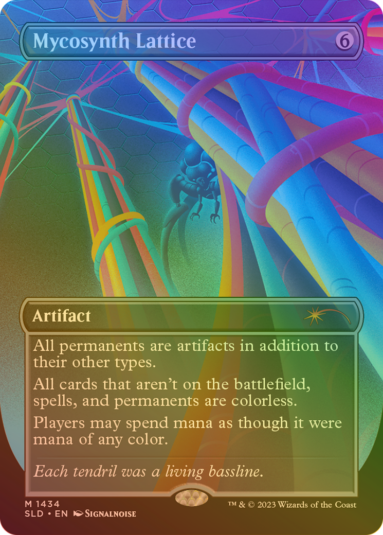 Mycosynth Lattice (1434) (Borderless) - Rainbow Foil