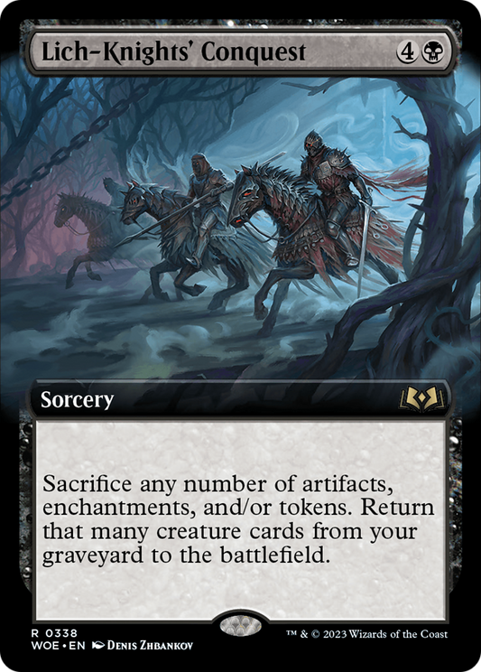 Lich-Knights' Conquest (0338) (Extended Art) - Foil