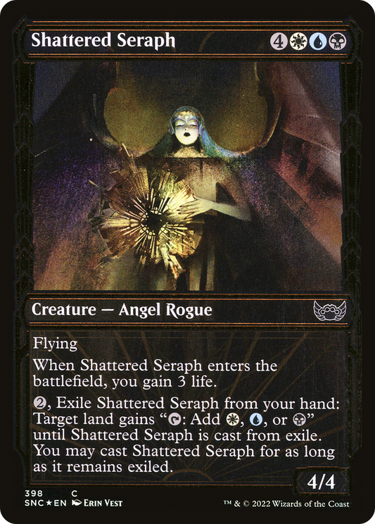 Shattered Seraph (398) (Showcase) - Gilded Foil