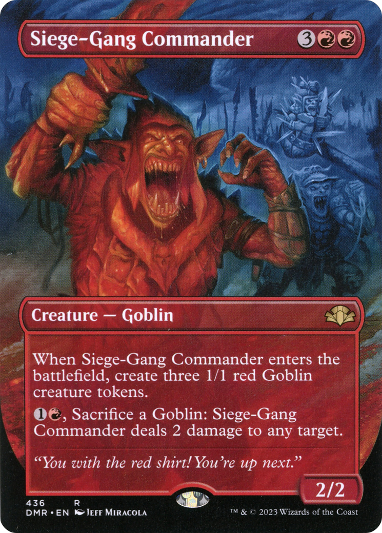 Siege-Gang Commander (436) (Borderless)