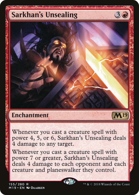 Sarkhan's Unsealing - Foil