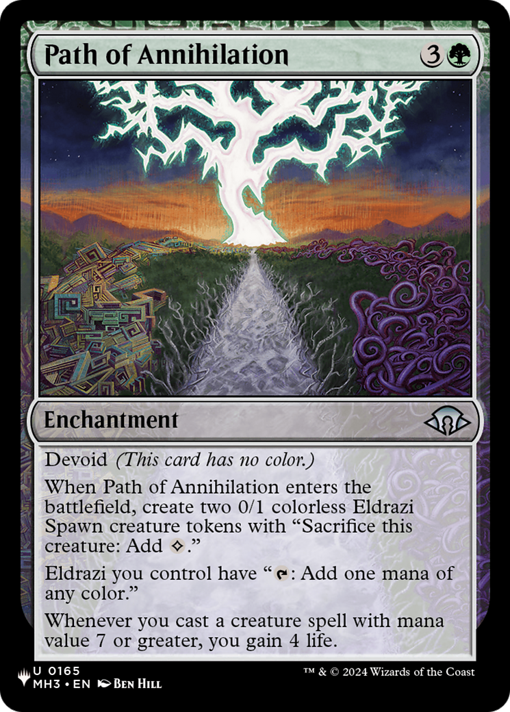 Path of Annihilation (MH3-165) (PLST)