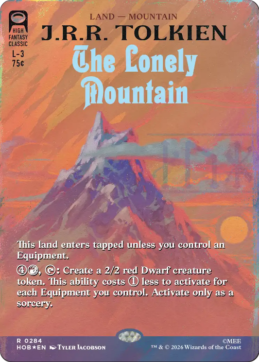 The Lonely Mountain (0284) (Borderless) (Book Cover) (HOB) - Surge Foil