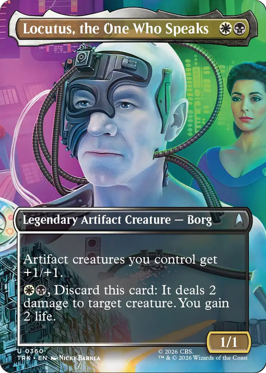 Locutus, the One Who Speaks (0360) (Borderless) (TRK)