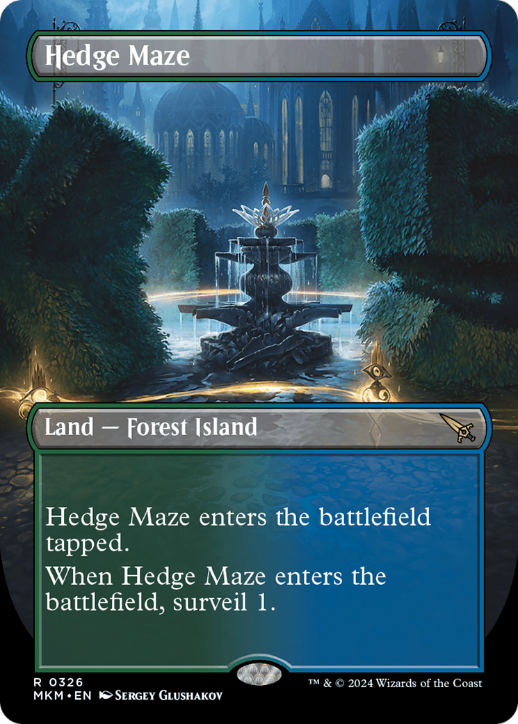 Hedge Maze (0326) (Borderless) - Foil