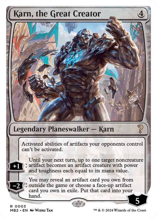 Karn, the Great Creator