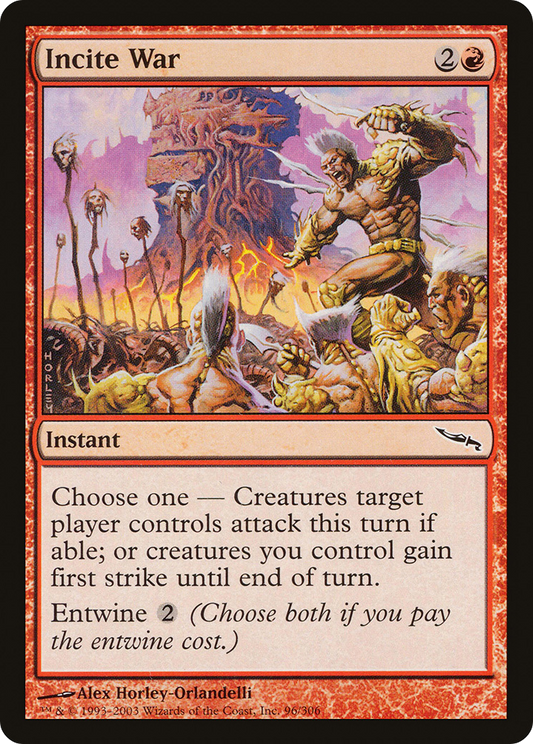 Incite War - Foil