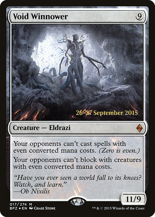 Void Winnower (017) (Prerelease) - Foil