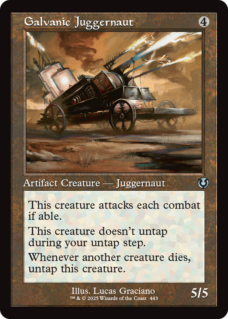 Galvanic Juggernaut (0443) (Retro Frame)