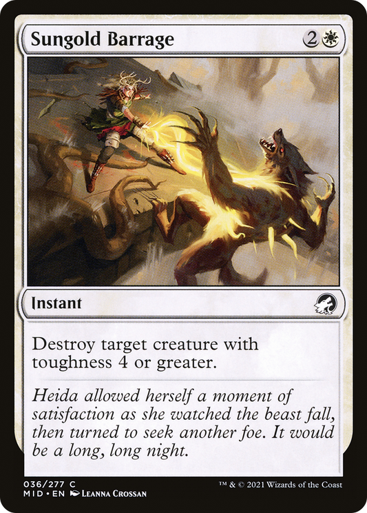Sungold Barrage - Foil
