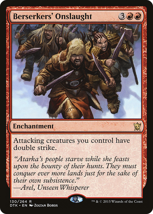 Berserkers' Onslaught - Foil