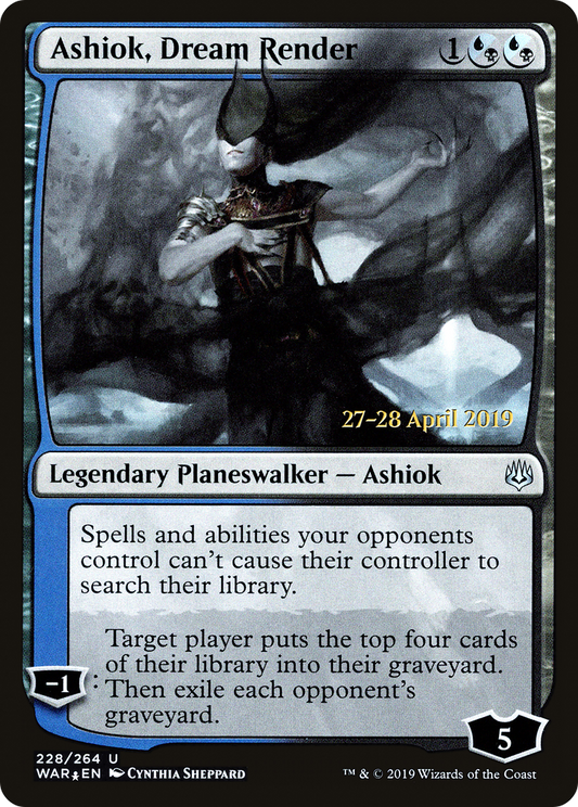 Ashiok, Dream Render (228) (Prerelease) - Foil