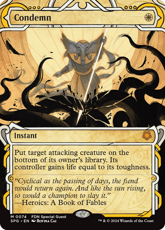 Condemn (0074) (Showcase) - Foil