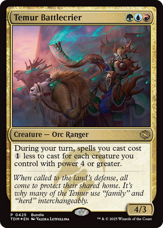 Temur Battlecrier (0425) (Bundle) - Foil
